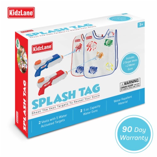 Kidzlane Water Guns & Vests | Fun Outdoor Water Toy for Kids | Summer Activity Ages 3-8 Perspective: right