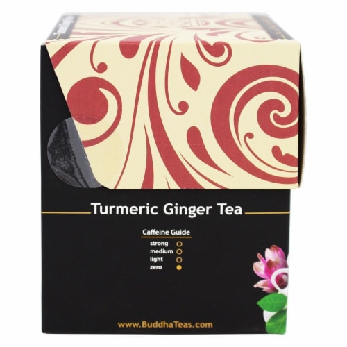 Buddha Teas® Organic Turmeric Ginger Tea Perspective: right