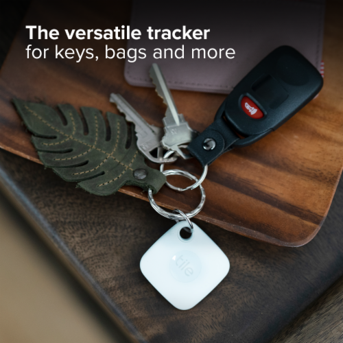 Tile Mate Item Tracker - White Perspective: right
