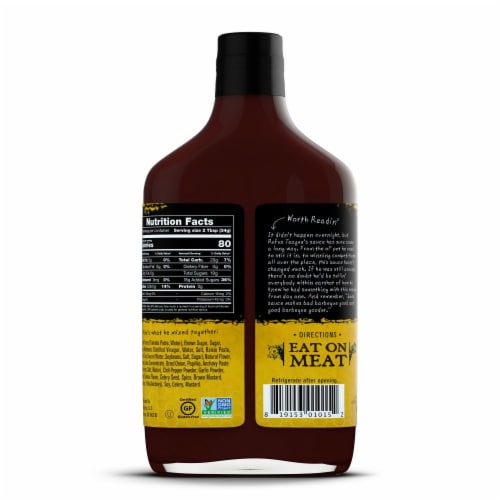Rufus Teague Honey Sweet BBQ Sauce Perspective: right