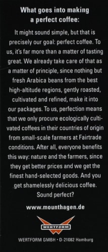Mount Hagen Organic Fairtrade Instant Coffee Single Serve Sticks Perspective: right