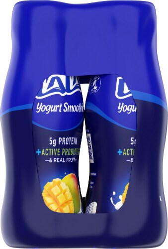 LaLa® Tropical Mango Probiotic Yogurt Smoothies Perspective: right