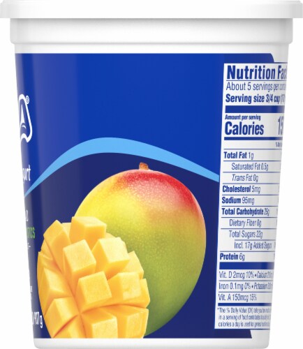 Lala® Low Fat Mango Blended Yogurt Perspective: right