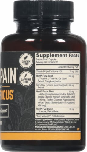Onnit Alpha Brain Memory and Focus Daily Cognitive Support Dietary Supplement Perspective: right