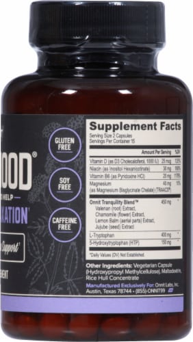 Onnit New Mood Dietary Supplement Tablets Perspective: right
