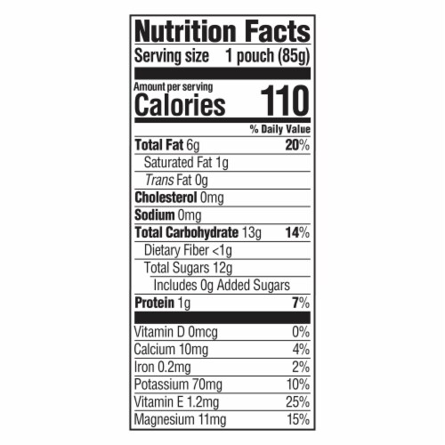 Happy Baby Nutty Blends Apples with Walnut Butter Pouch Perspective: right