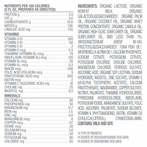 Happy Baby Organics Stage 2 Organic Infant Formula Container Perspective: right