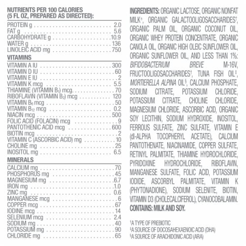 Happy Baby Organics Stage 1 A2 Organic Infant Formula Container Perspective: right