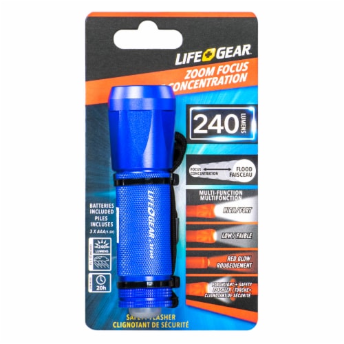 Life Gear Zoom Focus Tactical Mini Flashlight - Assorted Perspective: right