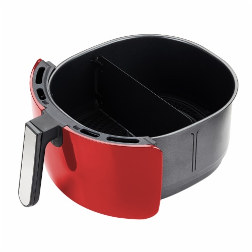 GoWISE USA 8-in-1 Digital Air Fryer, 7.0-Qt, Red Perspective: right