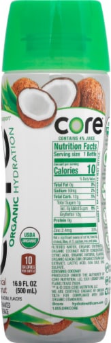 Core® Hydration Organic Coconut Enhanced Bottled Water Perspective: right