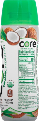 Core® Hydration Organic Coconut Enhanced Bottled Water Perspective: right