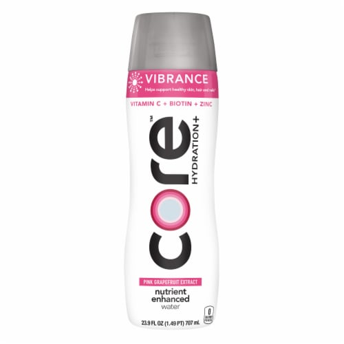 Core Hydration Vibrance Enhanced Bottled Water Perspective: right