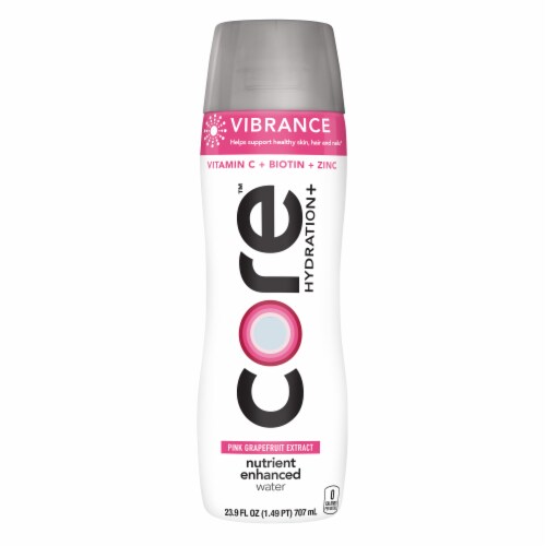 Core Hydration Vibrance Enhanced Bottled Water Perspective: right