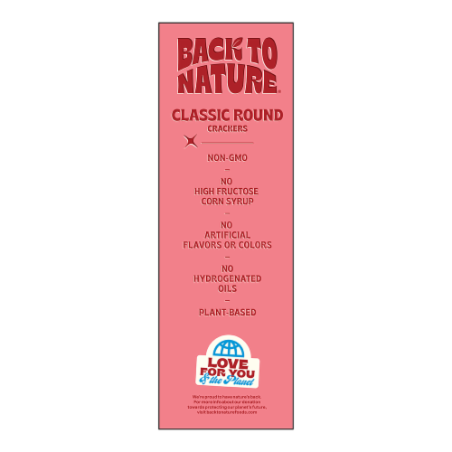 Back to Nature® Classic Round Crackers Perspective: right