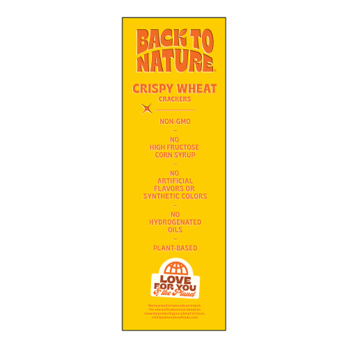 Back to Nature® Crispy Wheat Crackers Perspective: right