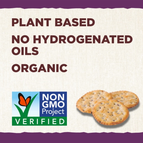 Back to Nature™ Organic Stoneground Wheat Crackers Perspective: right