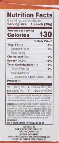 Back to Nature Cheddalicious Cheese Flavored Crackers Perspective: right