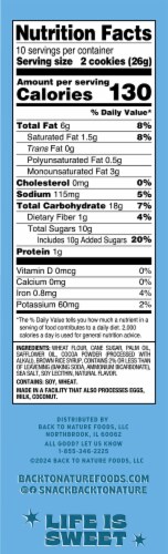 Back to Nature® Classic Creme Sandwich Cookies Perspective: right