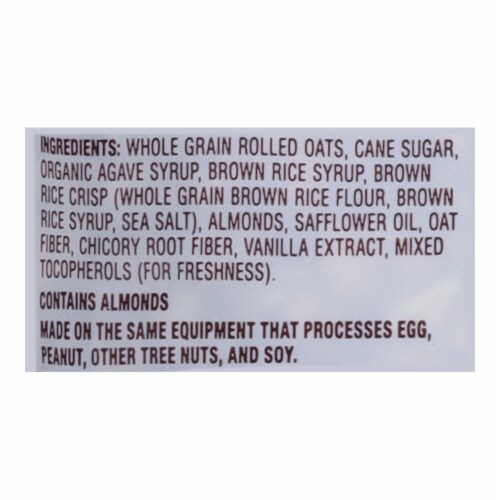 Back to Nature Gluten Free Vanilla Almond Agave Granola Bag Perspective: right