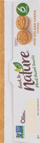 Back to Nature™ Mini Golden Creme Cookies Perspective: right