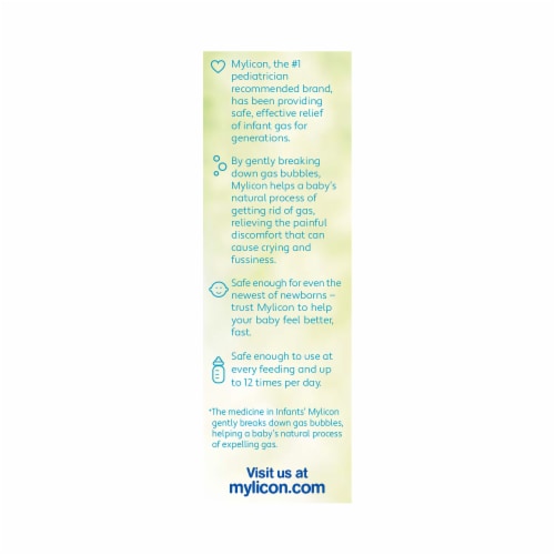 Mylicon® Infant Gas Relief Dye Free Drops Perspective: right