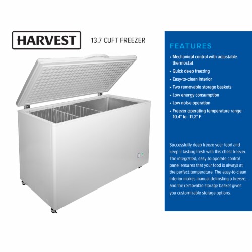 Harvest chest freezer deals
