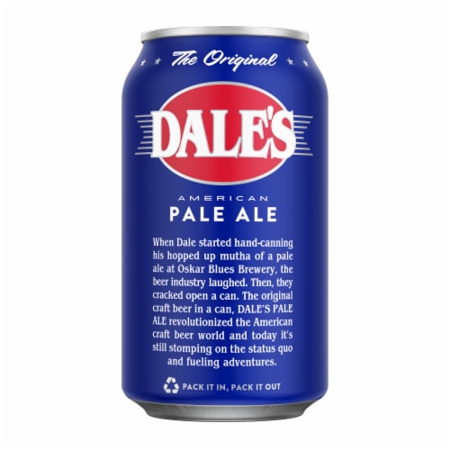 Oskar Blues Dale's Pale Ale Perspective: right