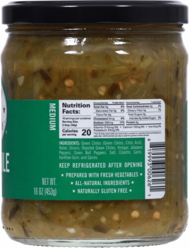 Austin Chile Co. Hatch Chile Medium Salsa Verde Perspective: right