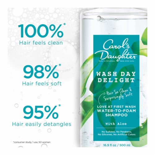 Carol's Daughter Wash Day Delight Water to Foam Shampoo Sulfate Free with Aloe Perspective: right