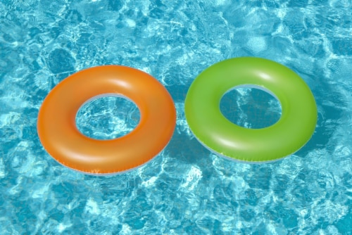 H2OGo! Frosted Neon Swim Ring - Assorted Perspective: right
