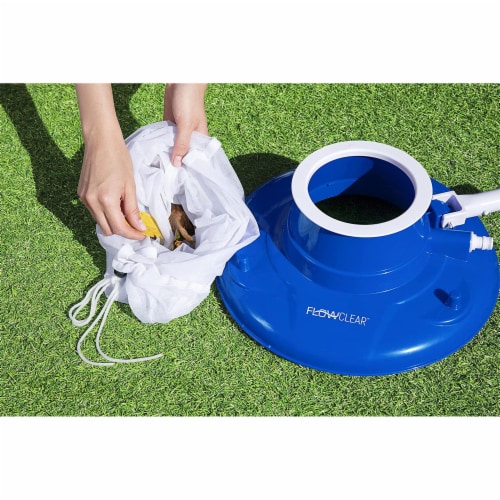 Bestway 58657E-BW Flowclear High Power AquaSuction Pool and Leaf Vacuum with Bag Perspective: right