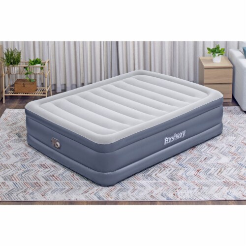 Bestway Tritech Air Mattress w/Builtin AC Pump & Antimicrobial Coating, Queen, 1 Piece Pick