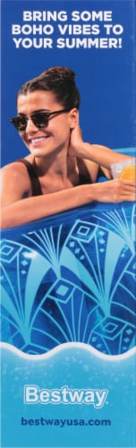 H2OGo! 66-Inch Diameter x 21 Inch Bohemian Blue™ Inflatable Pool Perspective: right