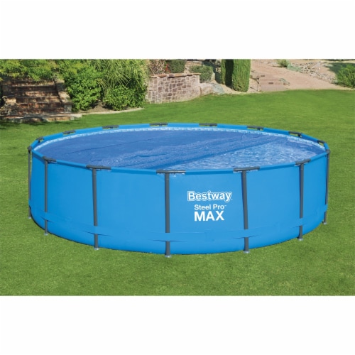 Bestway Flowclear 15' Round Solar Pool Cover for Above Ground Pools