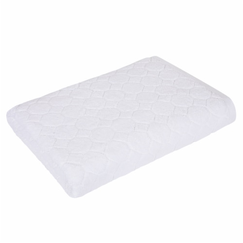 Odessa Jacquard Geo Panes White Bath Towel Set Perspective: right