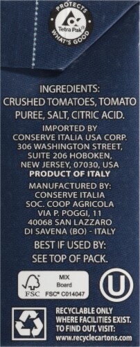 Cirio Italian Crushed Tomatoes Perspective: right