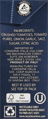 Cirio Italian Crushed Tomatoes Perspective: right