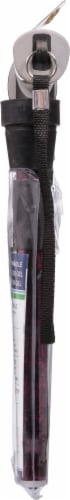 Drive Medical Adjustable Lightweight Folding Cane with Gel Hand Grip, Red Crackle Perspective: right