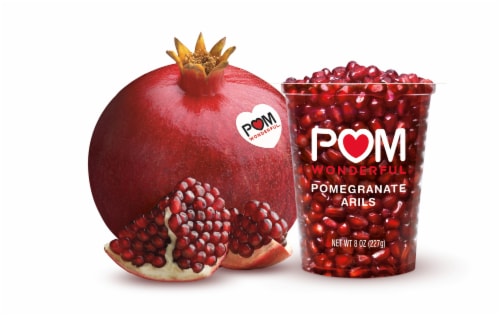 POM Wonderful Pomegranate Arils, Ready to Eat Pomegranate Seeds Perspective: right