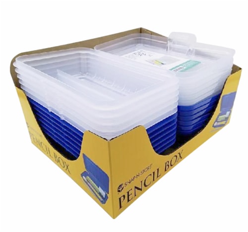 Snap-N-Store Nestable Plastic Pencil Boxes Perspective: right