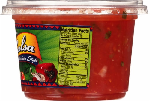Chuck and Dave's Mexican Hot Salsa Perspective: right