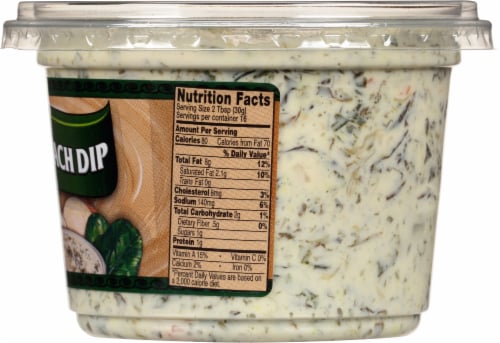 Chuck and Dave's Spinach Dip Perspective: right