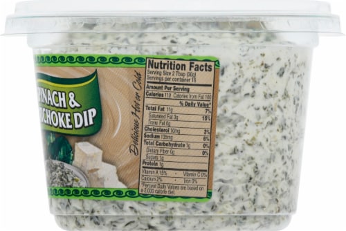 Chuck and Dave's Spinach & Artichoke Dip Perspective: right