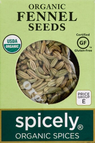 Spicely Organics Fennel Seeds Perspective: right