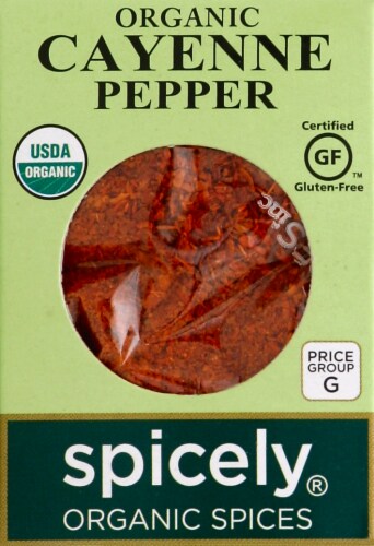 Spicely Organics Cayenne Pepper Perspective: right