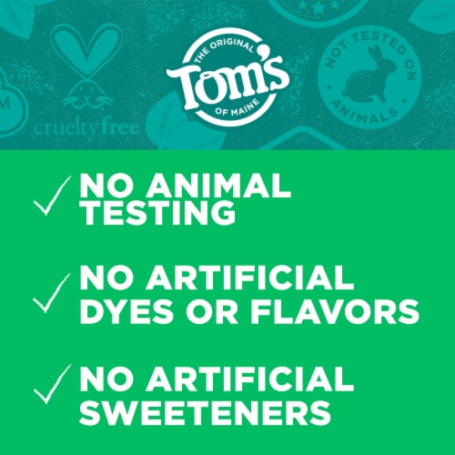 Tom’s of Maine Wicked Fresh! Natural Toothpaste with Fluoride Cool Peppermint Flavor Perspective: right