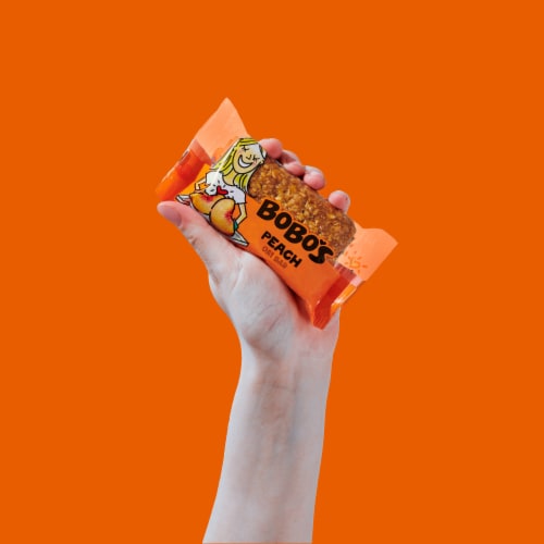 Bobo's® Peach Oat Bar Perspective: right