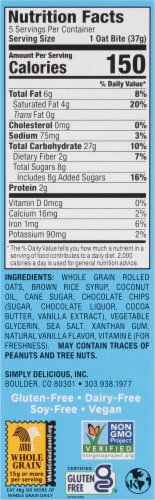 Bobo's® Chocolate Chip Oat Bites Pack Perspective: right