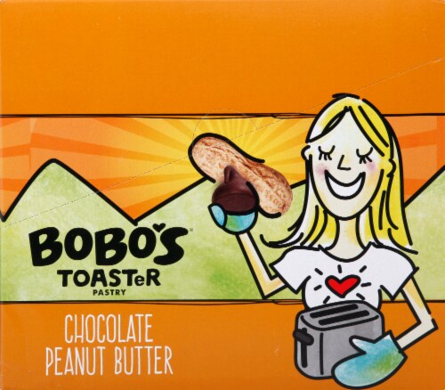 Bobo's Chocolate Peanut Butter Toaster Pastries Perspective: right